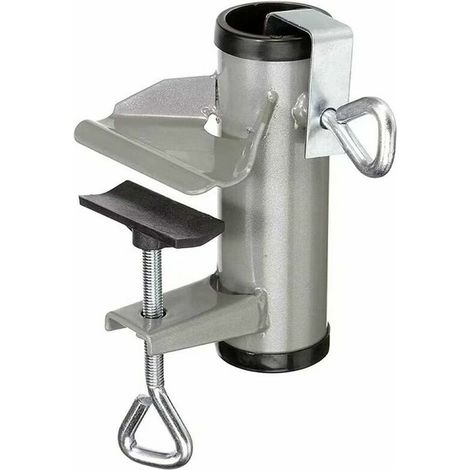 Pince pour parasol de terrasse,- support de parasol en métal pour balcon, parasol, plage, pêche, terrasse, balcon (1/5)