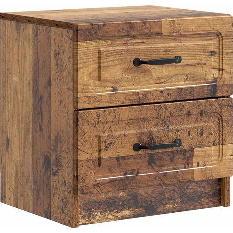 Nachttisch Altholz 43 x 34,5 x 44,5 cm Holzwerkstoff vidaXL