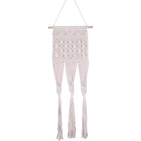 Suspension Corde Plante Macramé Porte-Pot de Fleur en Corde Naturelle Tapisserie Tissée À La Main Support Pots Suspendu pour Fleur Décoration Jardin Intérieur Extérieur (1/5)