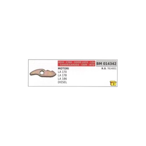 Trascinatore avviamento ASIA motore DIESEL rasaerba LA170 LA178 LA186  7014001