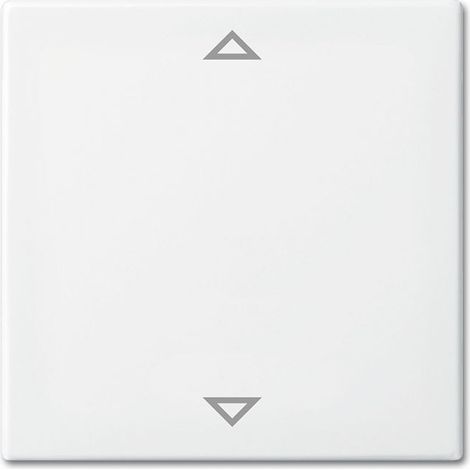 Busch-Jaeger Busch-Jalousiecontrol® II Elemento di comando con stampa simbolo "Frecce" per persiana pulsante singolo bianco alpino - Busch-balance® SI (6430-914-102), 2CKA006430A0403