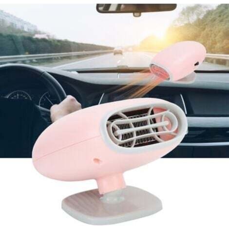 150W 12V Heating Fan, 360 Degree Rotation, Portable Windshield Defroster, Car Cigarette Lighter Plug (1/4)