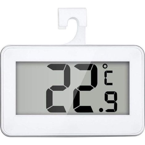 Thermometer Digital Mini for Refrigerator, Thermometer waterproof for Freezer with Hook (-20 TO 60°C) (1/5)