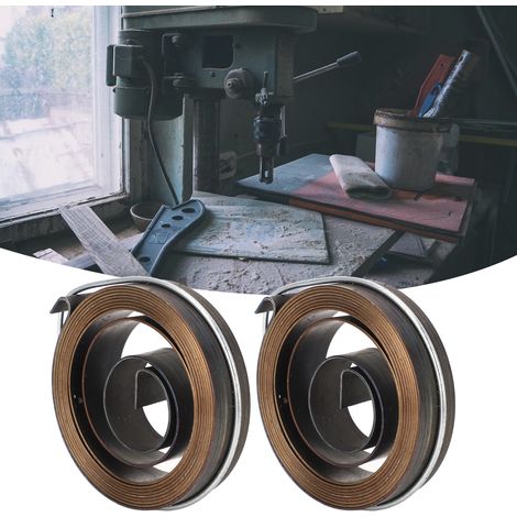 2 ressorts pour perceuse d'établi, accessoires pour ressorts de perceuse à colonne, ressorts pour fraiseuse, ressorts hélicoïdaux pour perceuse d'établi (1/5)