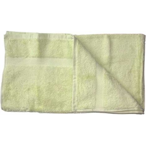 Serviette de toilette coton bio coloris Vert tilleul