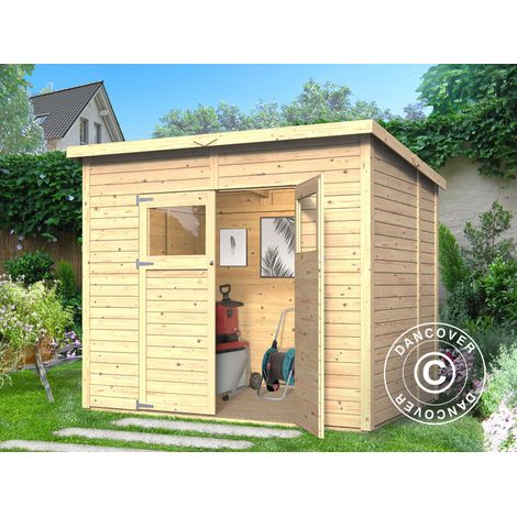 Caseta de madera, Bertilo Amrum 3, 2,38x1,8x2,1m, 4,28m² - Dancover