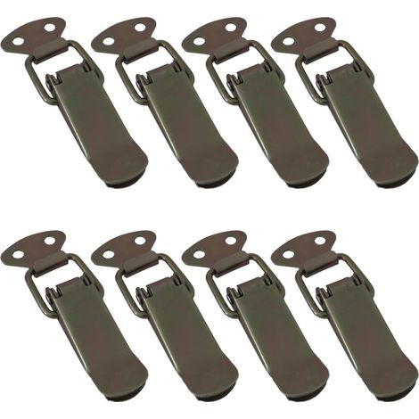Spannverschluss LATCH Kniehebelspanner Gelb verzinkt, 8 Stück