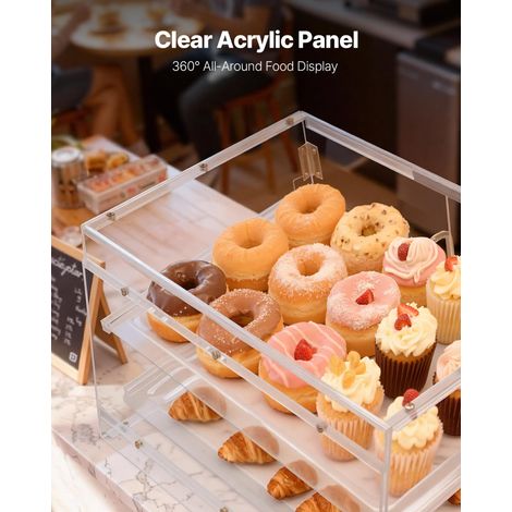 Présentoir à Pâtisserie Vitrine de Boulangerie Commerciale 2 (1/5)