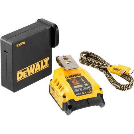 Dewalt DCB094K 18v USB Port Fast Battery Charger 15 Min Flexvolt Powerbank (1/8)