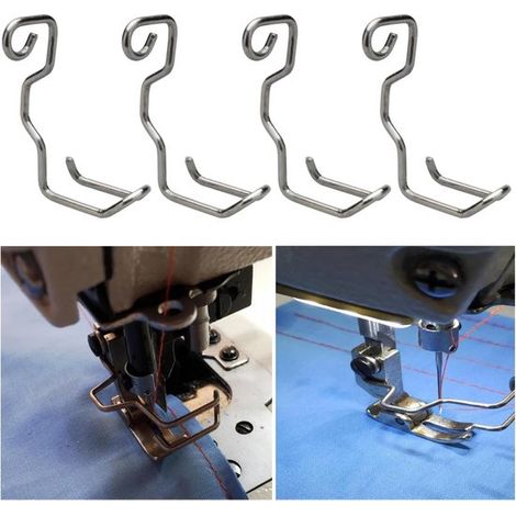 Protectores de dedos para máquinas de coser,10 unidades,Protectores de dedos,Protege tus manos de las agujas,Plateado (1/4)