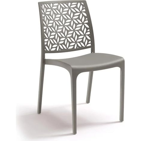 SEDIA IN POLIPROPILENE 'NINFA' taupe - BICA (1/2)