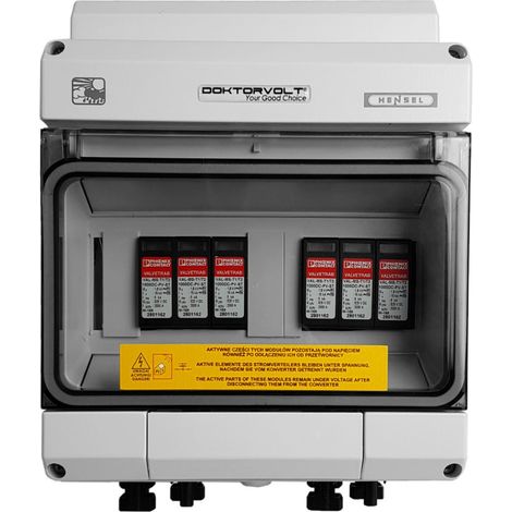 Coffret photovoltaïque 1000 V types 1 et 2 2 chaînes MC4 (1/5)