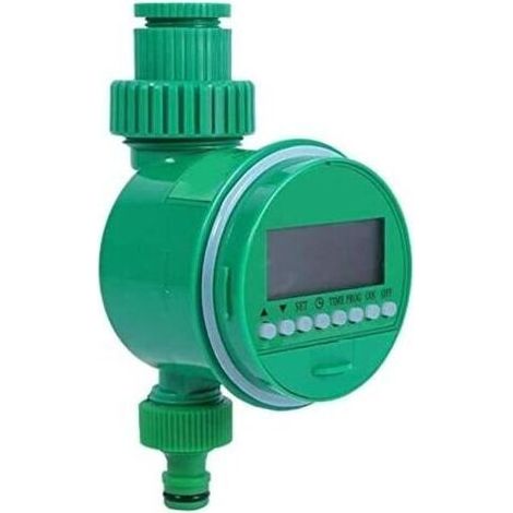 Programmeur d’arrosage automatique étanche avec écran LCD – Contrôleur électronique pour jardin, minuterie d’irrigation programmable avec affichage clair et résistant aux intempéries (1/5)