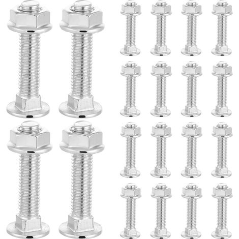 Pieces Furniture Mounting Screws with Nut Connectors