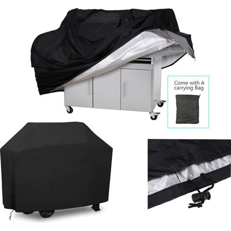 Housse de barbecue imperméable et résistante pour barbecue Weber, Brinkmann,XL,190X71X117CM (1/5)