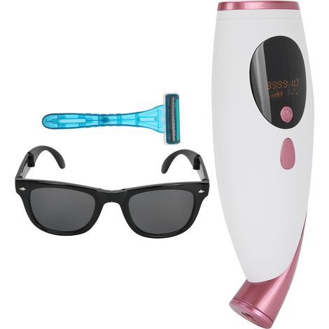 Épilateur laser IPL 990 000 flashs, blanc (110-240 V), prise britannique (1/5)