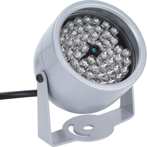 Lampe infrarouge de vision nocturne IP5 étanche à la pluie, 48 LED IR, pour caméra de surveillance de parking (1/5)