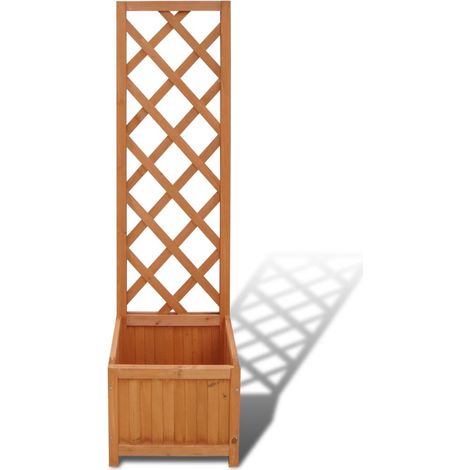 Jardinière en treillis 40 x 30 x 135 cm (1/4)