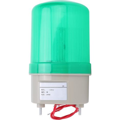 BERM Grüne LED-Warnleuchte mit Blitzlichtfunktion für Einsatzfahrzeuge, 5 W, 24 V DC (1/5)