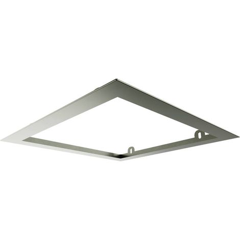 Pre-Cadre 35X35Cm Tete Douche Encastré Au Plafond Nickel Carré - GME (1/2)