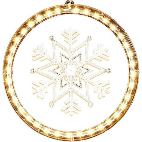 Lampe de fenêtre décorative de Noël, lampe LED à ventouse, guirlande lumineuse de Noël, guirlande LED décorative pour fenêtre de Noël, lampe de fenêtre de Noël (1/5)