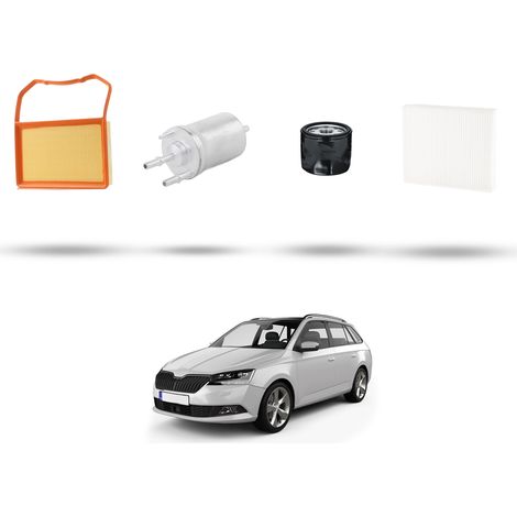 Kit tagliando 4 filtri compatibile con Skoda Fabia III (NJ3,NJ5) 1.0 MPI 44kw Dal 2014 (1/5)