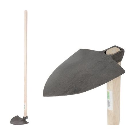 Hacke Gardex spitz 760 g, geschmiedet, Holzstiel