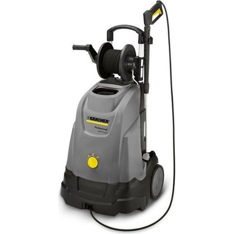 Kärcher – Nettoyeur haute pression eau chaude 2.2kW 450l/h – Enrouleur flexible intégré – Pompe axiale 3 pistons – Design vertical pour transport facile