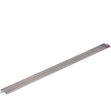 Lot de 10 électrodes de tungstène TIG WES, pointe violette, aiguilles, accessoires de soudage, 1,0 x 175 mm (1/5)