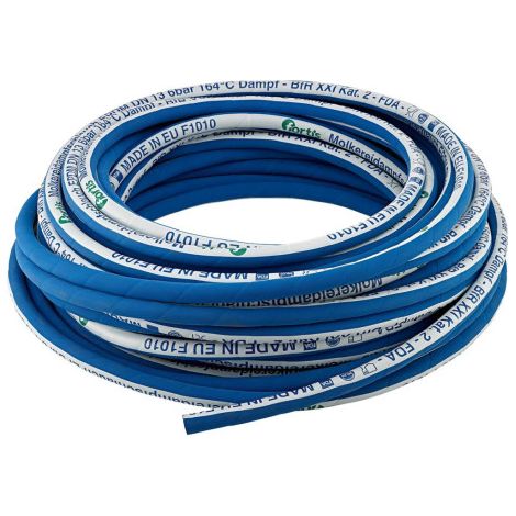 Tuyau à vapeur de lactosérum EPDM. bleu. 25x7.0mm. 40m FORTIS (Par 40) (1/5)