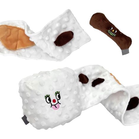 Jouet à renifler pour chien, jouets interactifs, papier toilette en peluche pour chiens et animaux de compagnie (1/5)