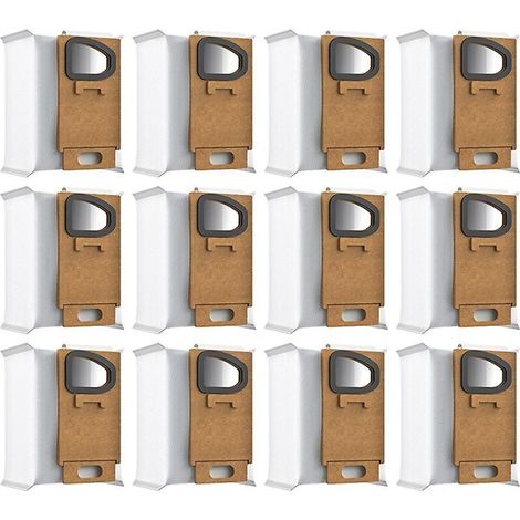 12 Pcs Pour Xiaomi Roborock H6 H7 Robot Aspirateur Sac À Poussière