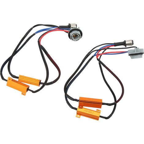 2er-Pack LED-Widerstände, 50 W, 12 V, Doppelwiderstände, präzise, geringer Stromverbrauch, Decoder für Beleuchtung (1/5)