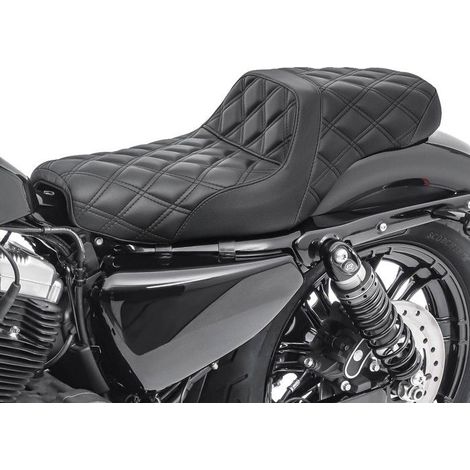 Selle Biplace pour Harley Davidson Sportster 883 Iron 09-20 Craftride SP4B