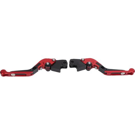 Levier d'embrayage repliable pour motos, usiné CNC en alliage d'aluminium 6061 avec finition anodisée. Levier de frein pour R1200R, R1200RT et R1200GS, rouge. (1/5)