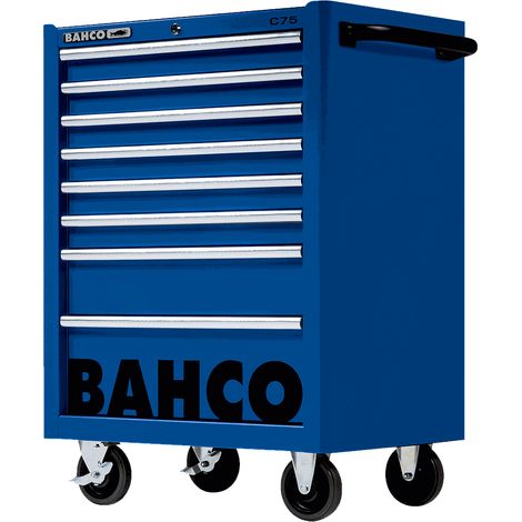 Cassetta attrezzi Bahco c75 classic 8 cassetti capacità 600kg (1/4)