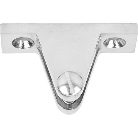Hochglanzpoliertes Edelstahl-Deckscharnier, Bootsbeschläge, Marinebeschläge, 60 x 18 mm (1/5)