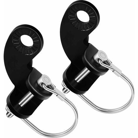 Juego de 2 piezas de accesorios para remolque de bicicleta, adaptador para remolque de bicicleta, enganche para remolque de bicicleta (1/5)