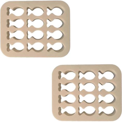 2 emporte-pièces mini en forme de poisson rouge, moules à biscuits pour enfants, mini sans gluten (1/4)
