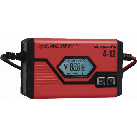 Caricabatterie LACME Chargmatic 412 Per batterie 12 Volt da 30 a 300 Ah - 508400