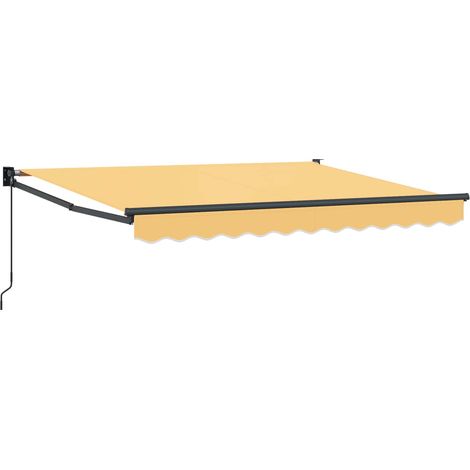 Tenda da Sole Tenda parasole Tenda Retrattile Sabbia 3 x 2,5 m 100% Poliestere e Alluminio (1/5)