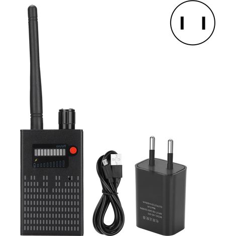 Détecteur de signaux RF G318 anti-espion, haute sensibilité, localisateur de caméra sans fil GSM GPS, 100-240V (prise US) (1/5)