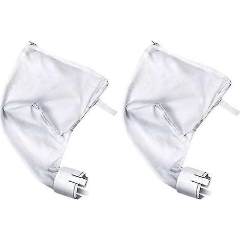 Sacs de nettoyage pour piscine, sacs de rechange pour filtre à mailles fines, avec fermeture éclair, adaptés aux piscines de 360/380 pieds, lot de 2 outils de nettoyage - Outils de nettoyage de jardin (1/5)