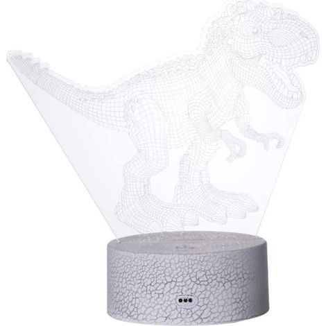 Nachtlicht für Jungen, 3D-Dinosaurier-Spielzeug, Tischlampe, Geschenk