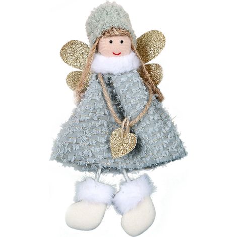 Angel Ornament - Christmas Tree Decoration - Holiday Home Party Decor - Pack Of 6 (1/5)