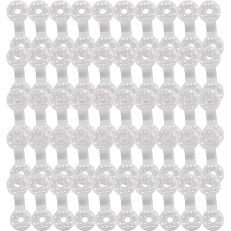 Lot of 50 shading clips for sun, bird, and garden protection nets. (1/4)