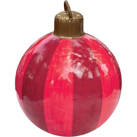 Boule de Noël Gonflable Personnalisable en PVC - Décoration de Fête 60 cm