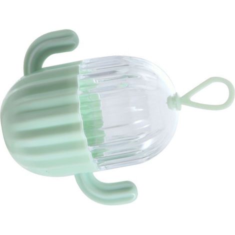 Boîte de rangement éponge maquillage en forme de cactus, étui portable pour houppette et beauty blender, vert, pour voyage et déplacement (1/5)