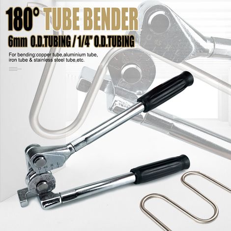 Cintreuse Manuelle Robuste 6mm et 1/4" – Pour Tubes en Cuivre, Acier et Acier Inoxydable (1/4"", Système Impérial) (1/5)