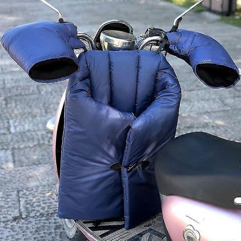 Couverture de protection coupe-vent pour genoux, taille et jambes de moto, tablier universel pour scooter, protection pour jambes et cuisses de vélo électrique, couverture de pare-brise - (1/5)